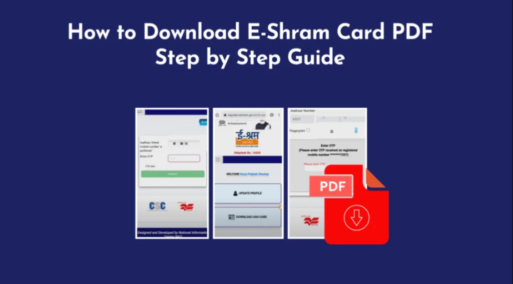 Download E-Shram Card PDF